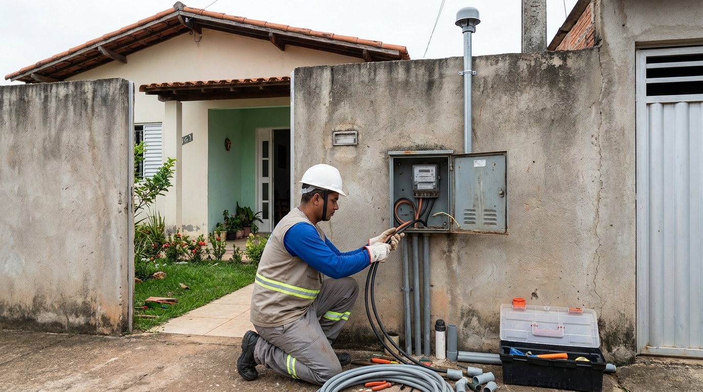 Instalacao de padrao de energia em Florianópolis‑SC