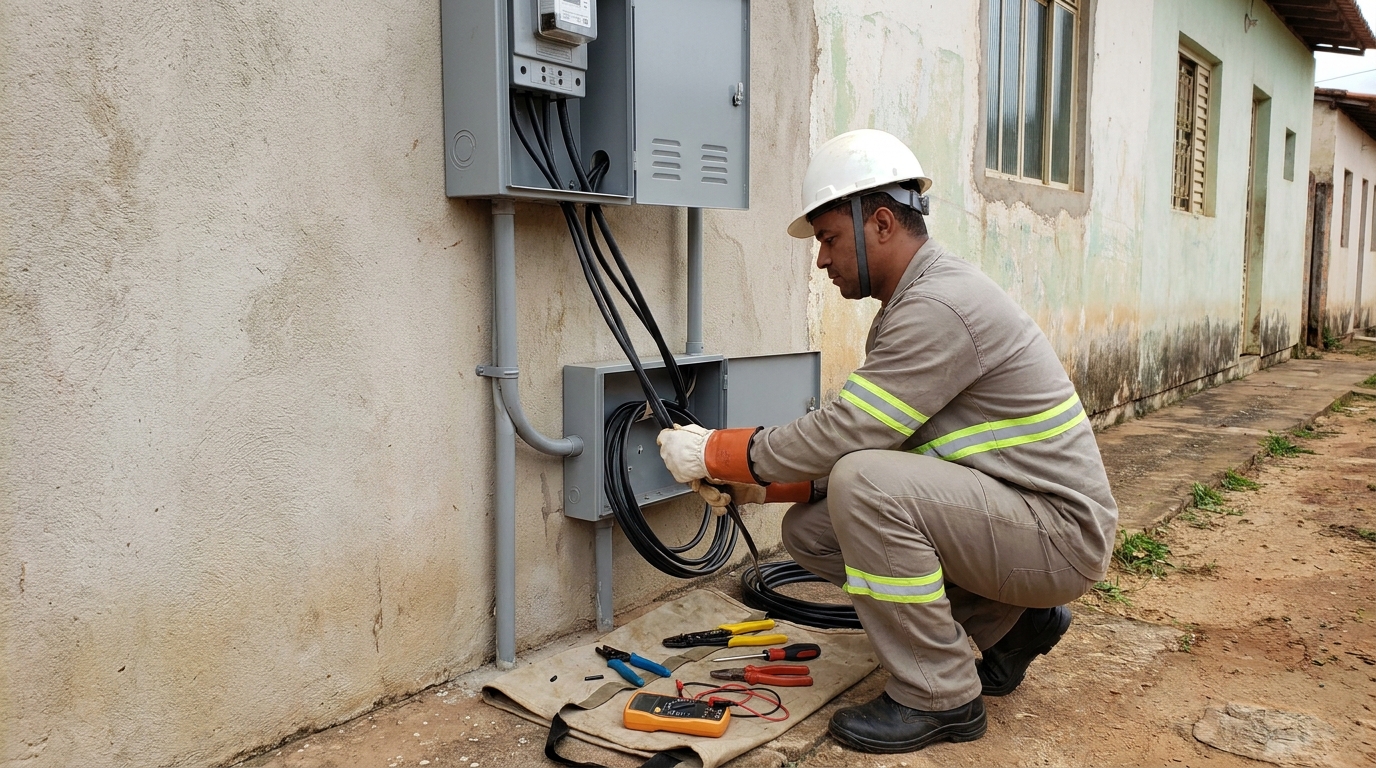 Troca de padrao de energia em Florianópolis‑SC